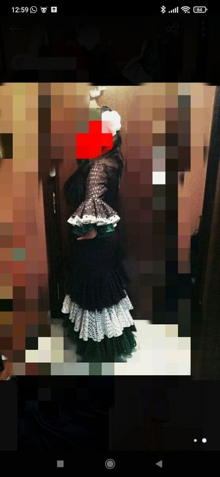 traje flamenca  y complementos