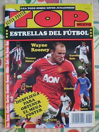 Lote 4 mega póster Top Estrellas del Fútbol 1 a 4
