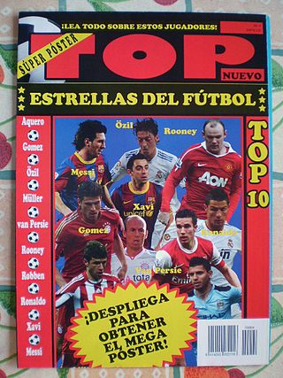 Lote 4 mega póster Top Estrellas del Fútbol 1 a 4