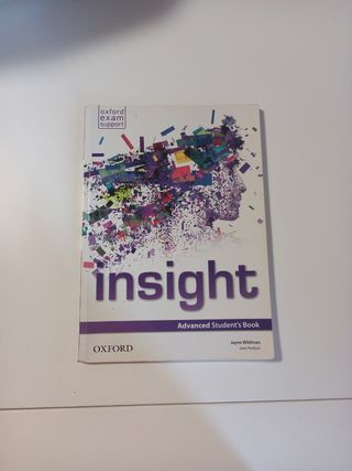 Libros de inglés INSIGHT workbook y students book
