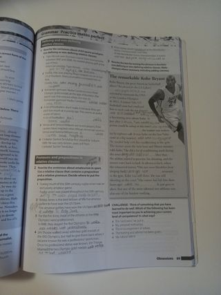 Libros de inglés INSIGHT workbook y students book