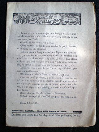 Luis del Val: Los ángeles del arroyo (novela entre