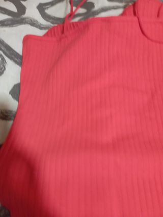 Body canalé rojo talla S