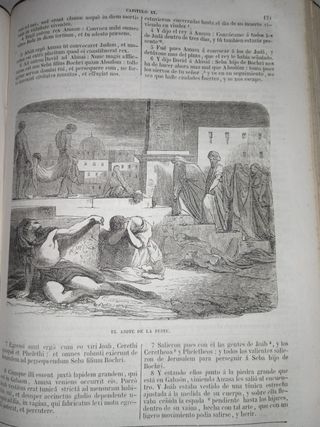 BIBLIA ANTIGUA. AÑO 1852