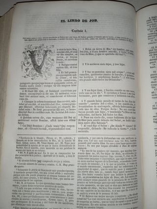BIBLIA ANTIGUA. AÑO 1852