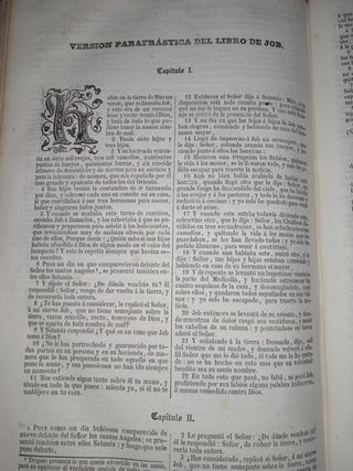 BIBLIA ANTIGUA. AÑO 1852