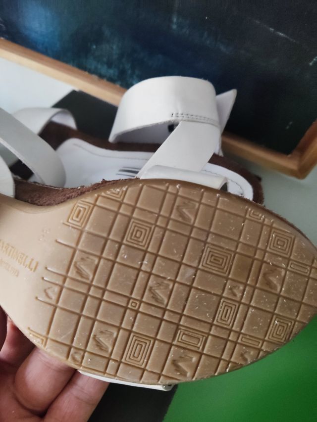 Sandalias tacón piel Martinellli