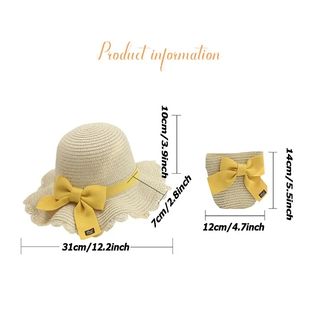 Precioso sombrero y bolso a juego