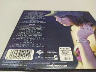 Cd + Dvd Chenoa. Edición limitada. Acústico