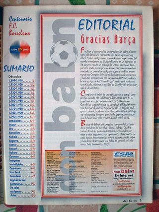 don balón 45 Edición Especial CENTENARIO Barcelona