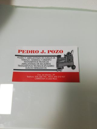 Pulidor mármol y terrazo 