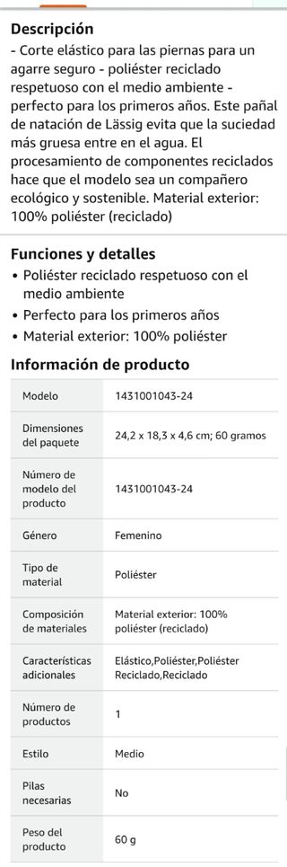 Lassig bañador pañal