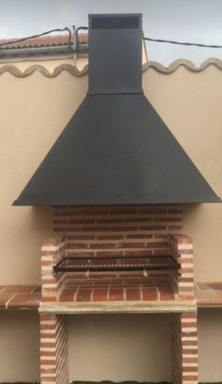 chimenea a medida para barbacoas de obra