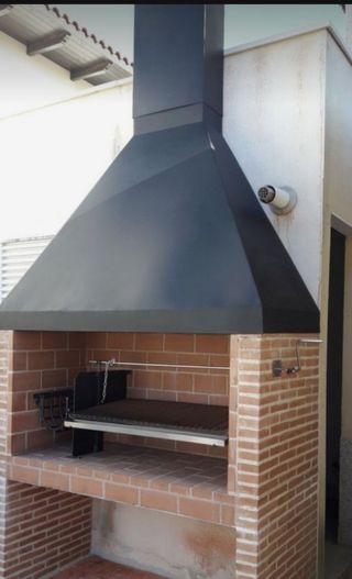 chimenea a medida para barbacoas de obra