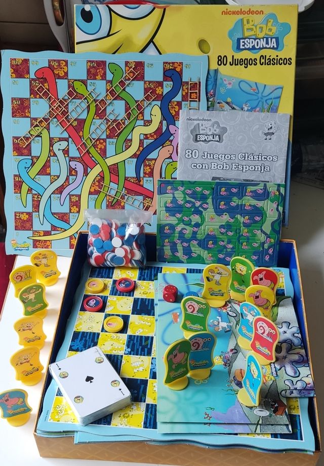 80 juegos clásicos de Bob esponja