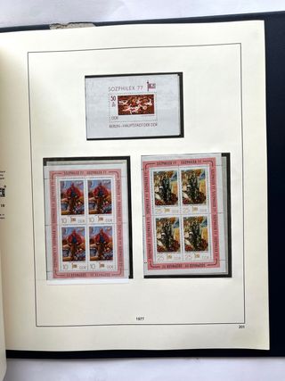 Álbum Sellos Usados DDR 1972/1978
