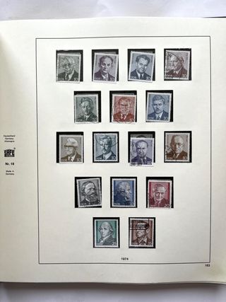 Álbum Sellos Usados DDR 1972/1978