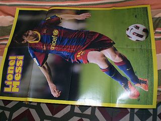 Mega póster Lionel Messi mejor futbolista de mundo
