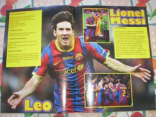 Mega póster Lionel Messi mejor futbolista de mundo