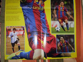 Mega póster Lionel Messi mejor futbolista de mundo