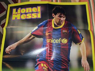 Mega póster Lionel Messi mejor futbolista de mundo