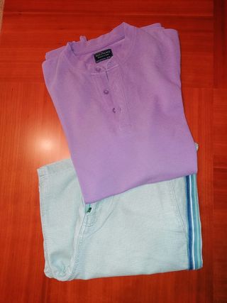 Conjunto de bermudas y polo