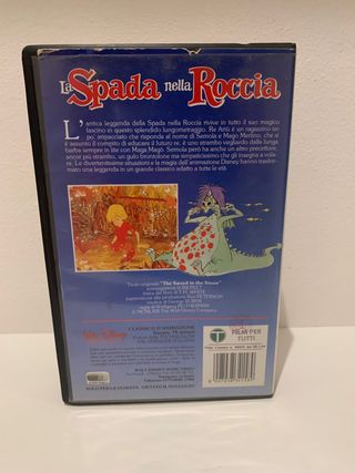 Vhs La Spada Nella Roccia Walt Disney