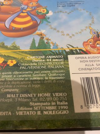 Vhs Cip&Ciop Walt Disney