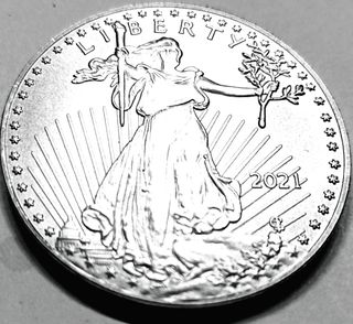 USA, 1 Onza de Plata Liberty del año 2021.