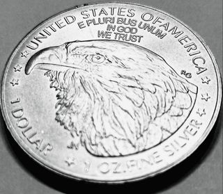 USA, 1 Onza de Plata Liberty del año 2021.