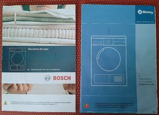 Secadora de condensación Balay.