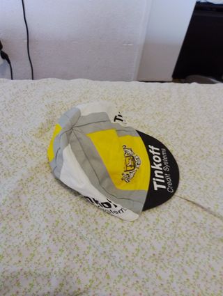 gorra ciclismo antigua