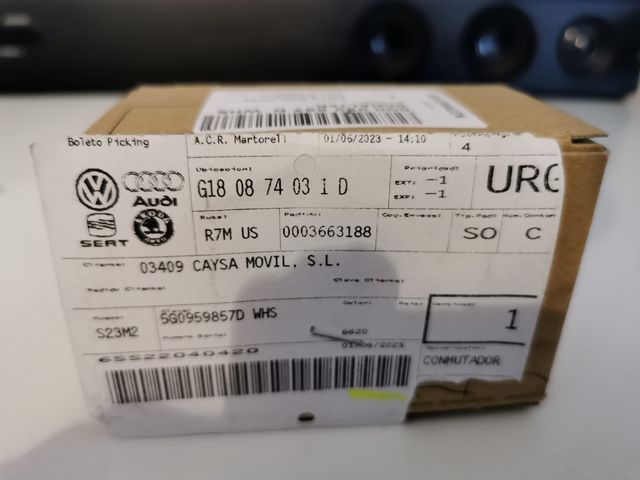 botonera elevalunas vag original