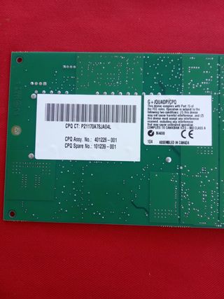 Tarjeta de video Matrox para cuatro monitores