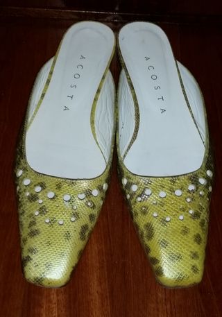 ZAPATOS DE PIEL ACOSTA, TALLA 40