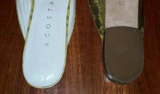 ZAPATOS DE PIEL ACOSTA, TALLA 40