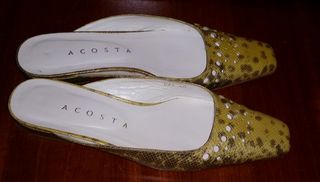 ZAPATOS DE PIEL ACOSTA, TALLA 40