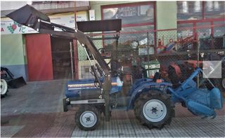 Mitsubishi MT 1401. 3C. 4x4. Con PALA y Rotavator.