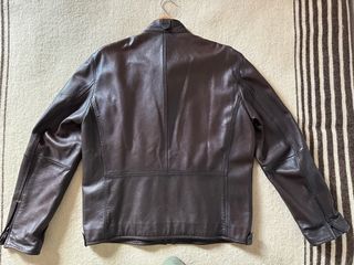 Cazadora de cuero Massimo Dutti