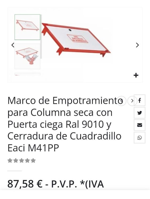 Marcos de empotramiento