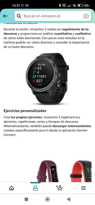 Reloj deportivo Garmin Vivo Active 3