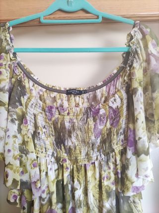 Blusa larga cortefiel