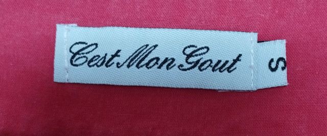 Vestido mujer rojo estampado. Cest Mon gout T-S