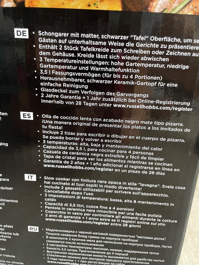 Olla de cocinado lento