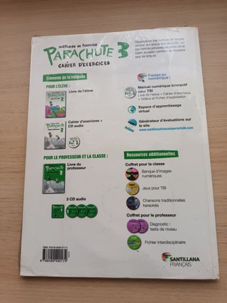 Parachute cahier d'exercices 3°ESO