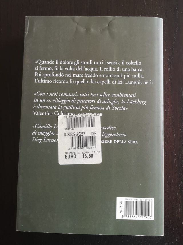 Camilla Lackberg - La sirena. 