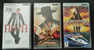 3 Películas UMD Video para PSP Zorro Stealth Hitch