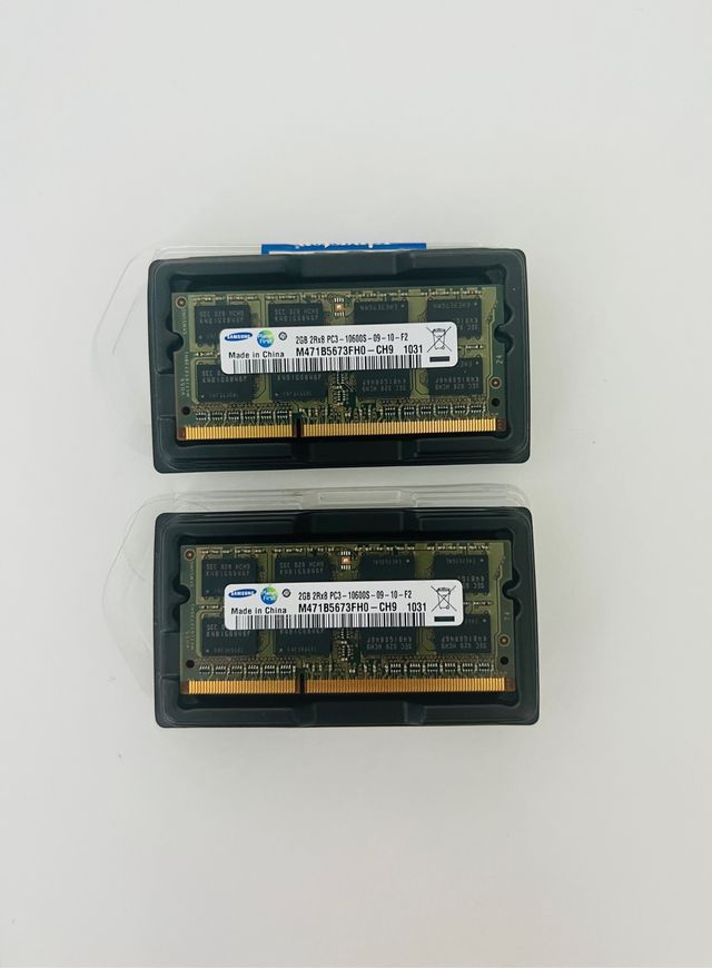 Módulos de memoria ram 2g 