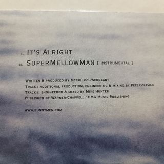 ECHO AND THE BUNNYMEN - IT'S ALRIGHT