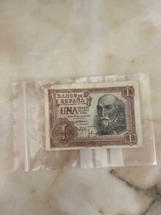 Billete una peseta